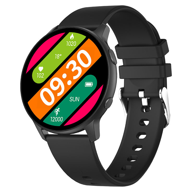 Smart watch with dual time zone display