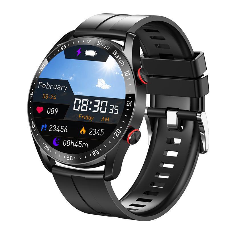 Smart Watch ECG PPG Business Stainless Steel Strap Bluetooth Call