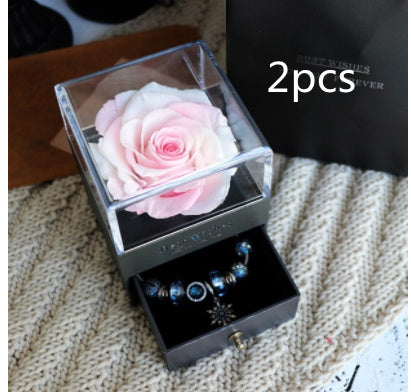 Eternal Flower Rose Jewelry Box