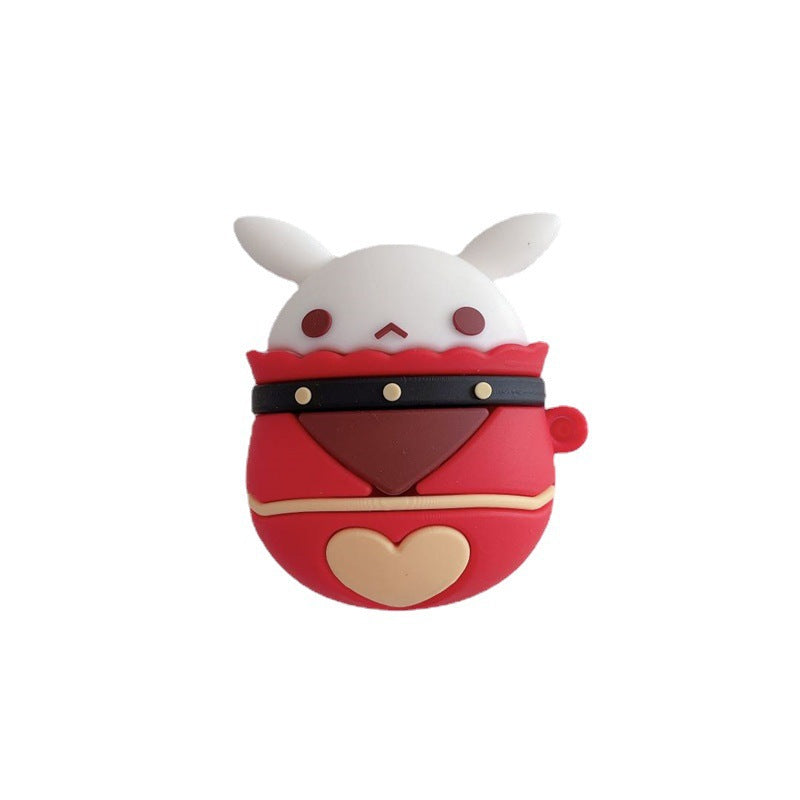 Compatible with Apple, Cartoon Love Bunny Protective Soft Pack