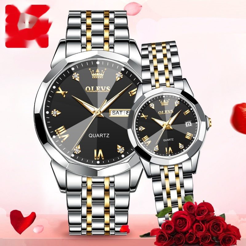 Quartz Watch, Valentine's Day Gift, Couple Watch