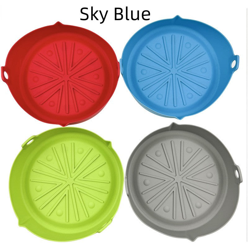 Edible Silicon Round Air Fryer Tray