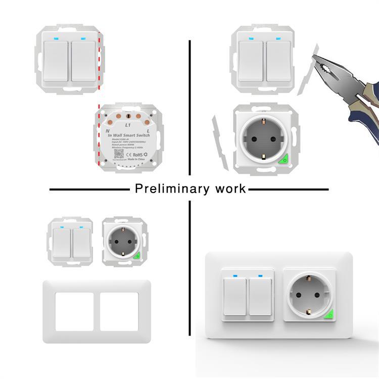 socket European standard smart  panel