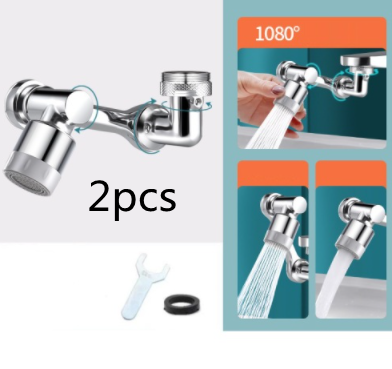 Multifunctional Rotatable Mechanical Arm Splash-proof Universal Faucet