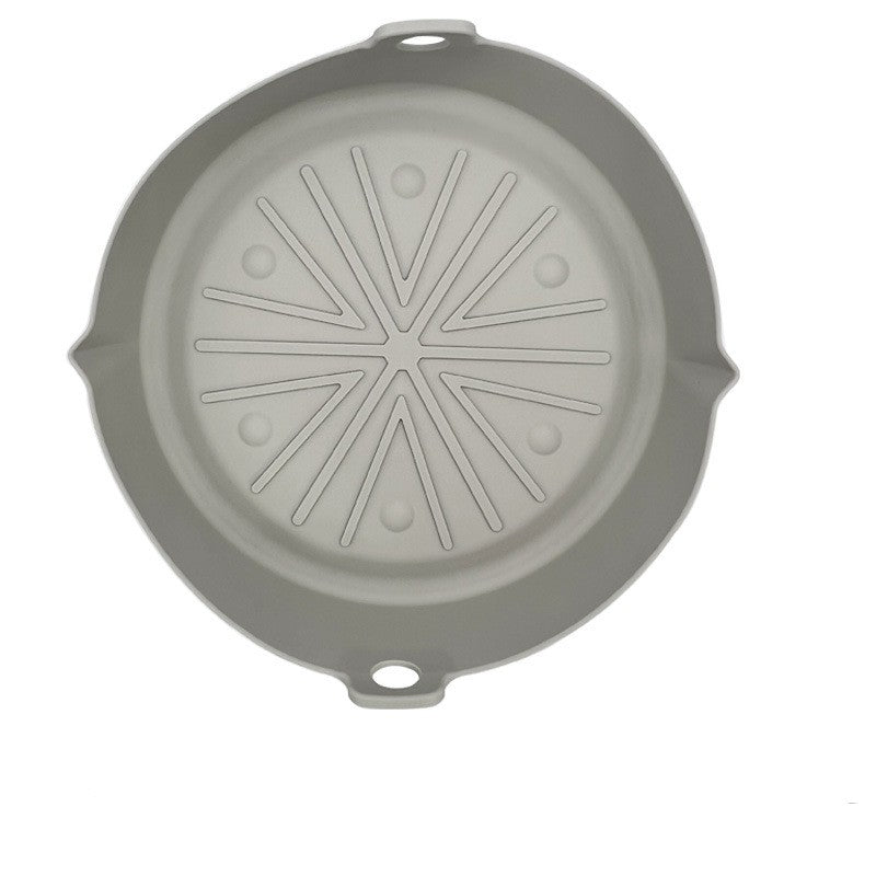 Edible Silicon Round Air Fryer Tray