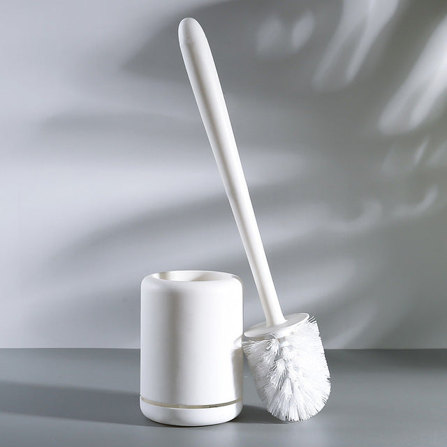 Water-free Wall-mounted Nordic Silicone Toilet Brush Set