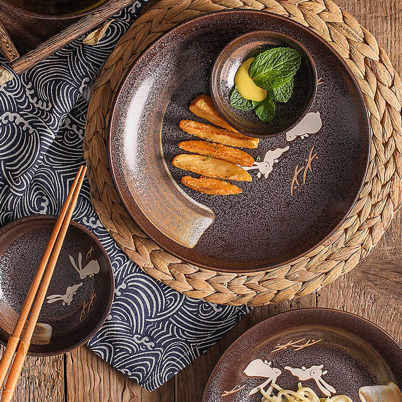 Ceramic Tableware Set Moon Rabbit