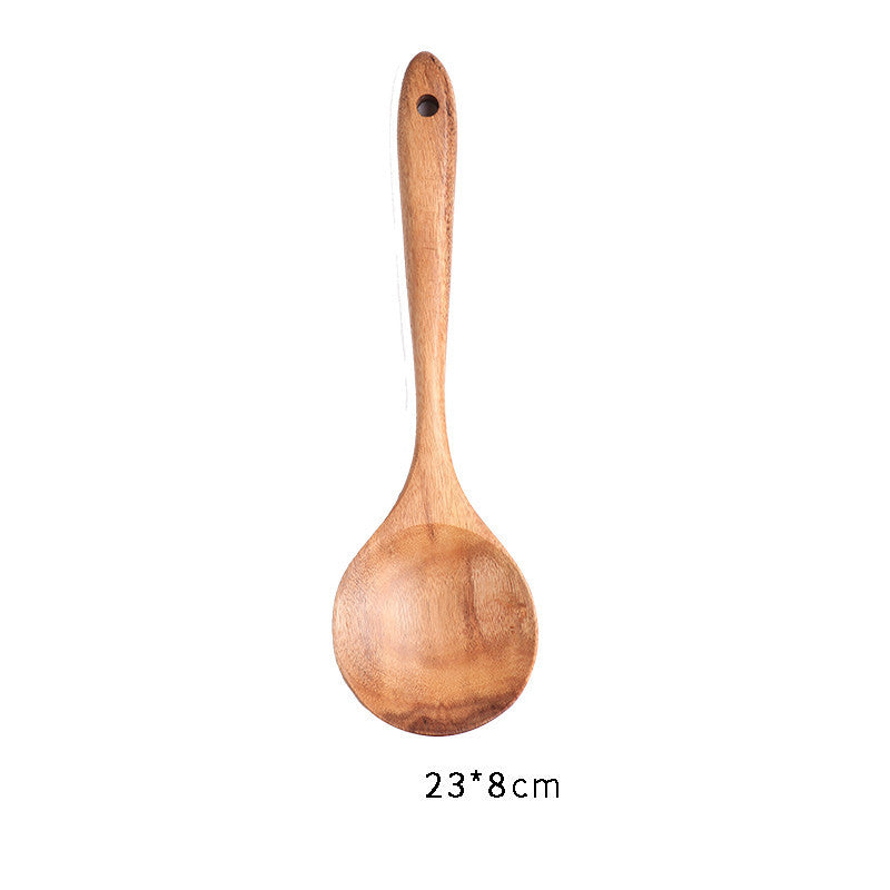 Wooden Nonstick Soup Spoon, Spatula