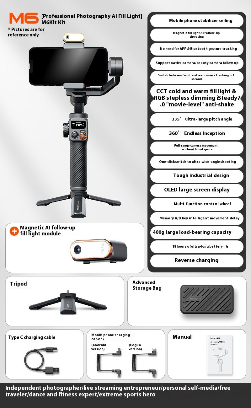 Phone Stabilizer AI Face Tracking