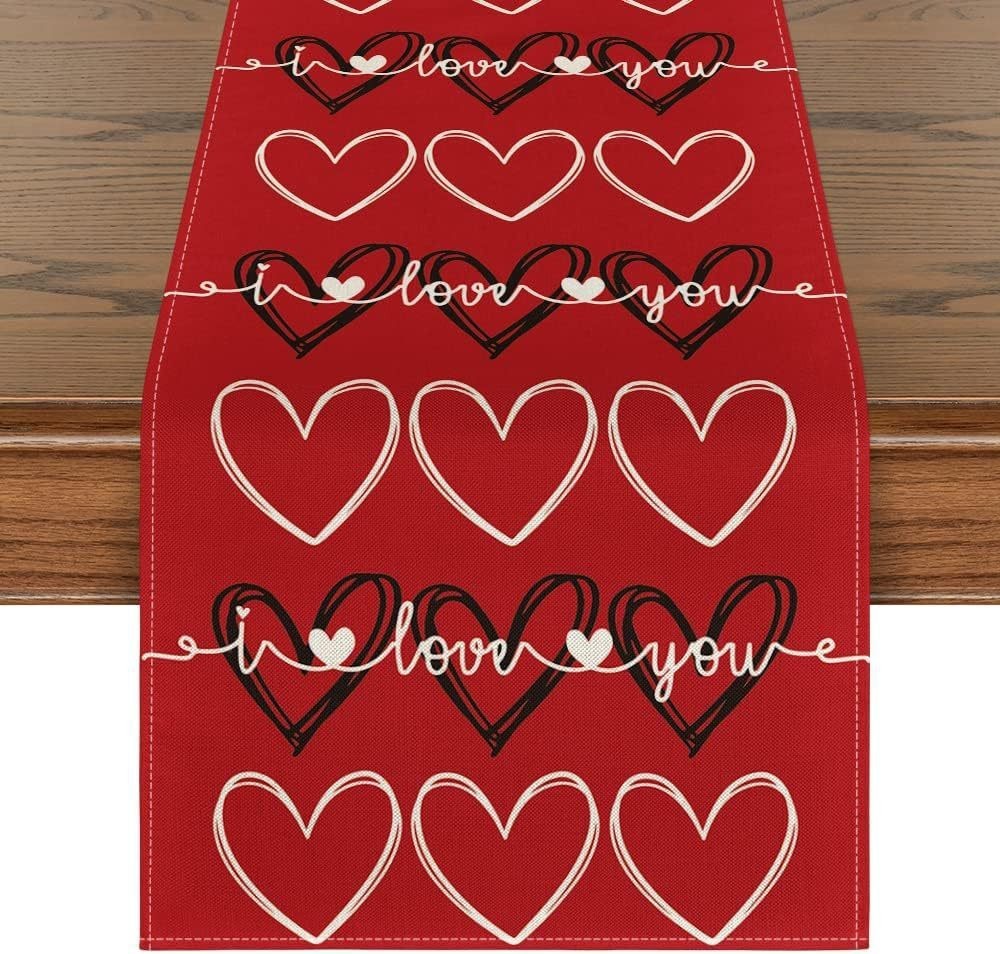 Valentine's Day Table Runner