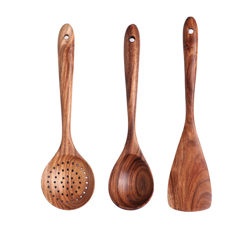 Wooden Nonstick Soup Spoon, Spatula