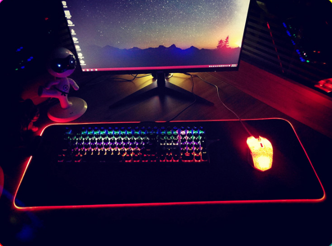  rgb gaming moyse pad