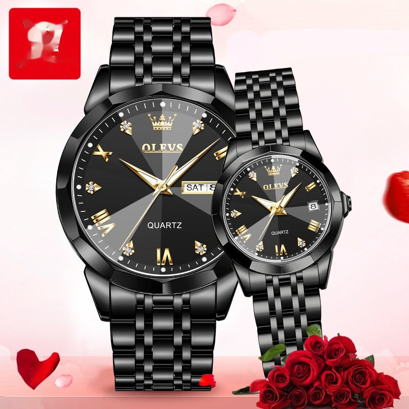 Quartz Watch, Valentine's Day Gift, Couple Watch