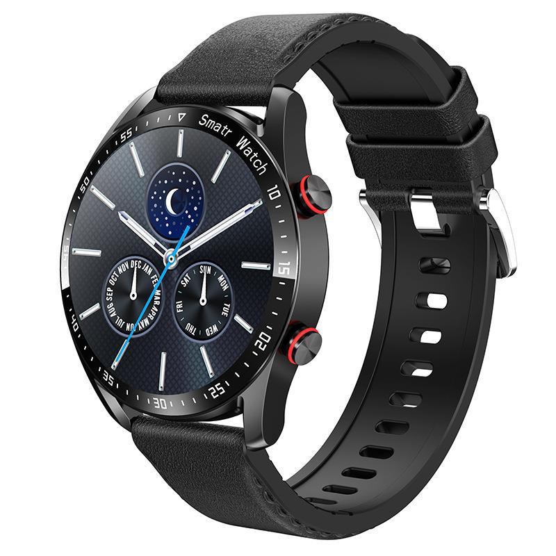 Smart Watch ECG PPG Business Stainless Steel Strap Bluetooth Call