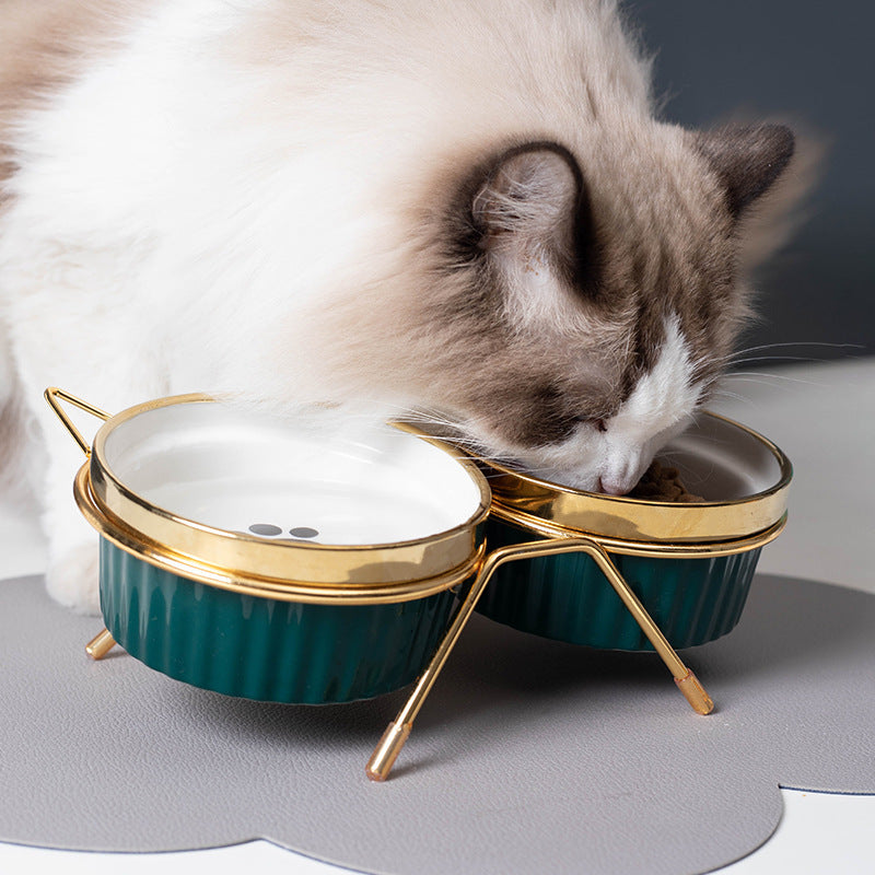 Anti-tumble Double Bowl