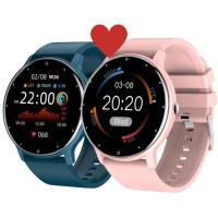 Smart watch with dual time zone display