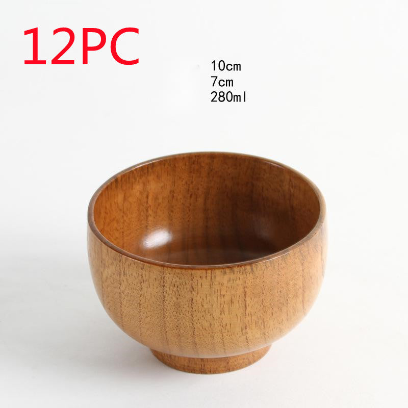 natural wooden bowl