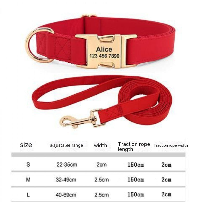 Gold Collar Dog, Tag Anti Loss