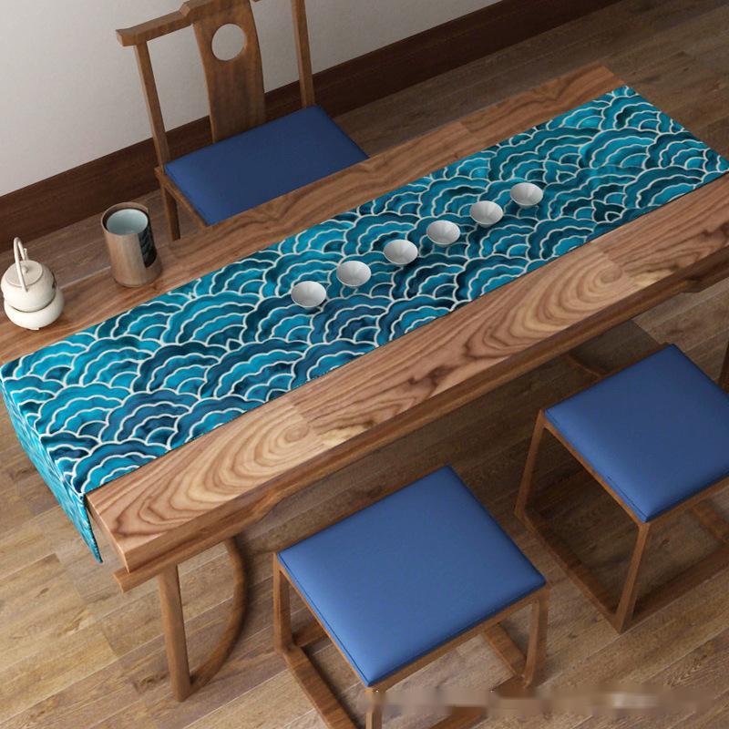 Dining Table Coffee Table Cotton And Linen Table Runner Modern And Simple