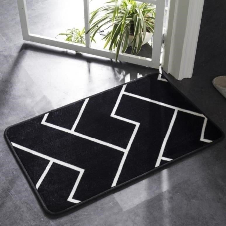 Carpet Toilet Floor Mat Absorbent Bathroom Quick-Drying Door Floor Mat