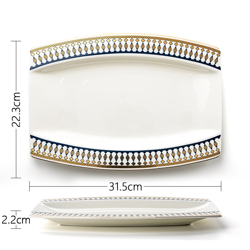 Luxury Tableware Plate Set