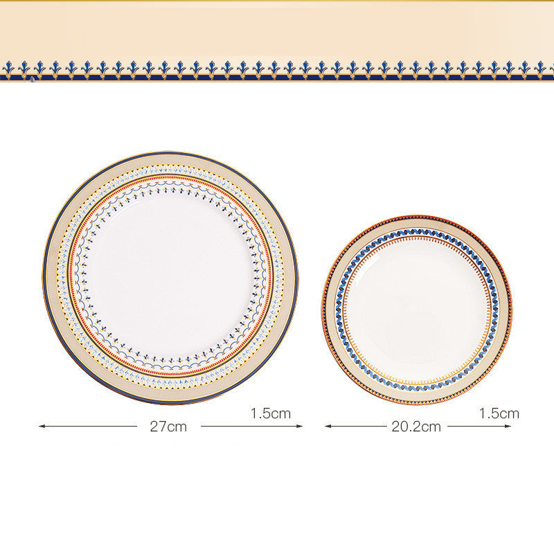 Ceramic European-style Flat Plate