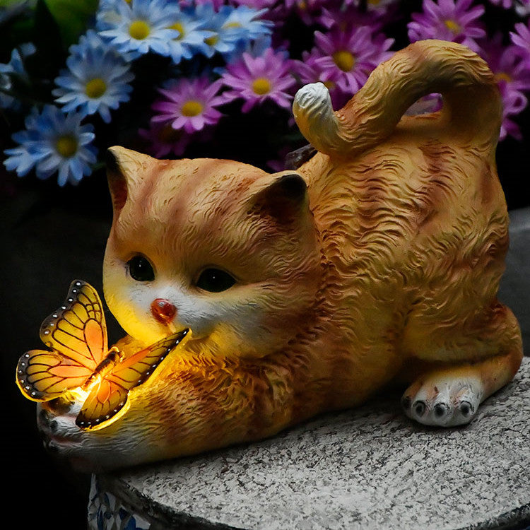 Creative Cat Solar Light Outdoor Garden Decoration