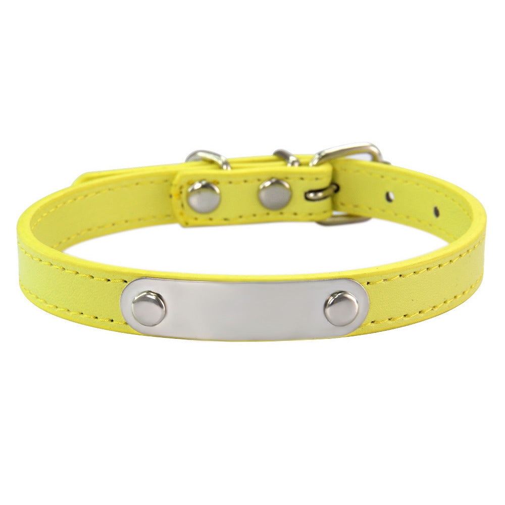 Simple Dog Collar Lettering To Prevent Loss