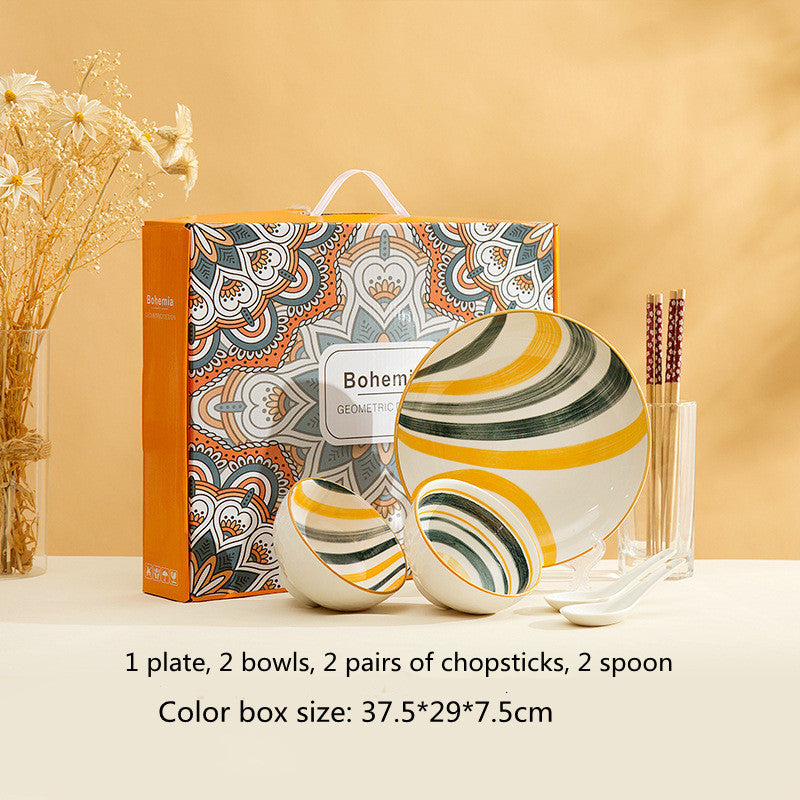 Galaxy Planet Tableware Set, Gift Color Box