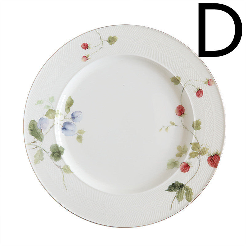 Bone China Phnom Penh Tableware Dinner Plate Set