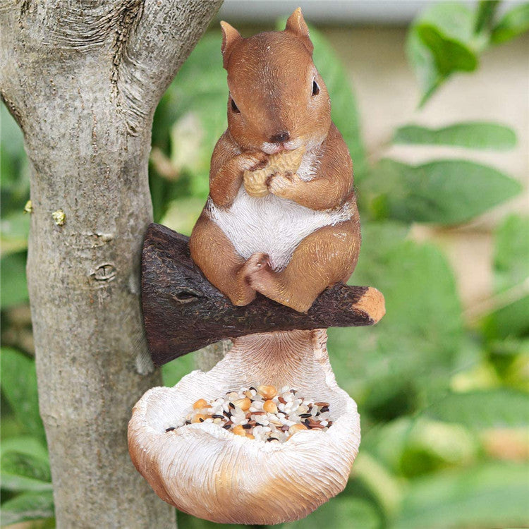 Cute Squirrel Bird Feeder