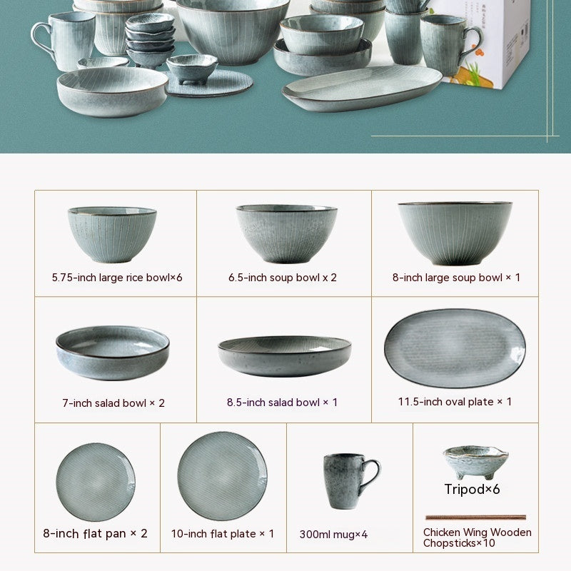 Ceramic Bowl And Tableware Set