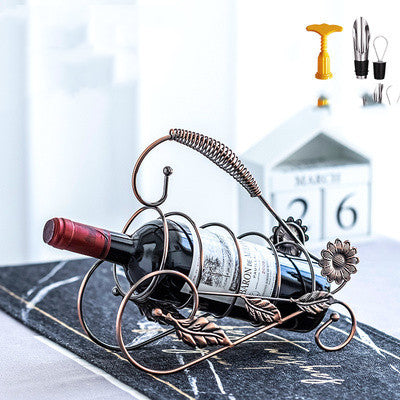 Wrought Iron Wine Rack