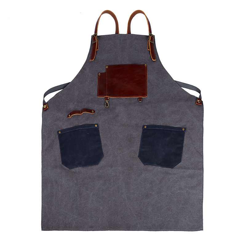 Craftsman Apron Designer Coffee Shop Canvas Apron Work Apron Bag