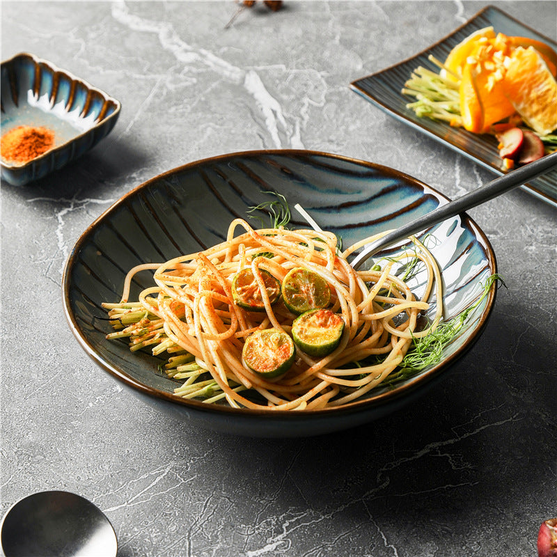 Japanese-style Kiln Glaze Special Western Food Pasta Plate