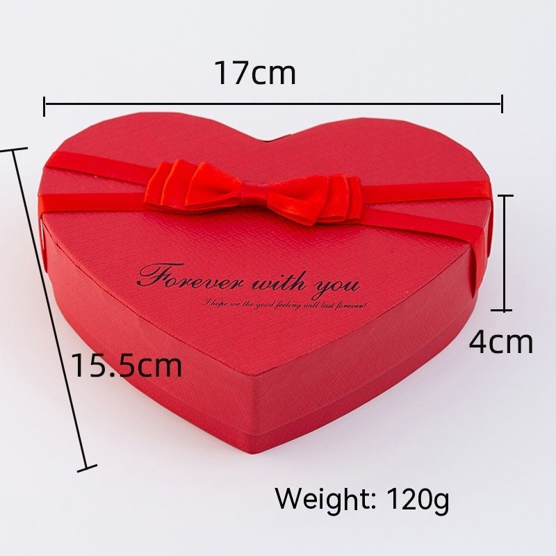 Soap Flower Heart-shaped Rose Gift Box