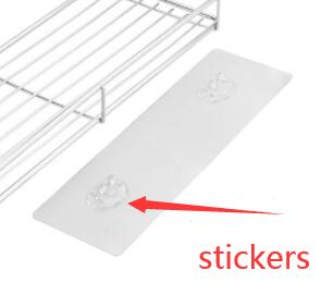 Non-marking stickers bathroom shelf