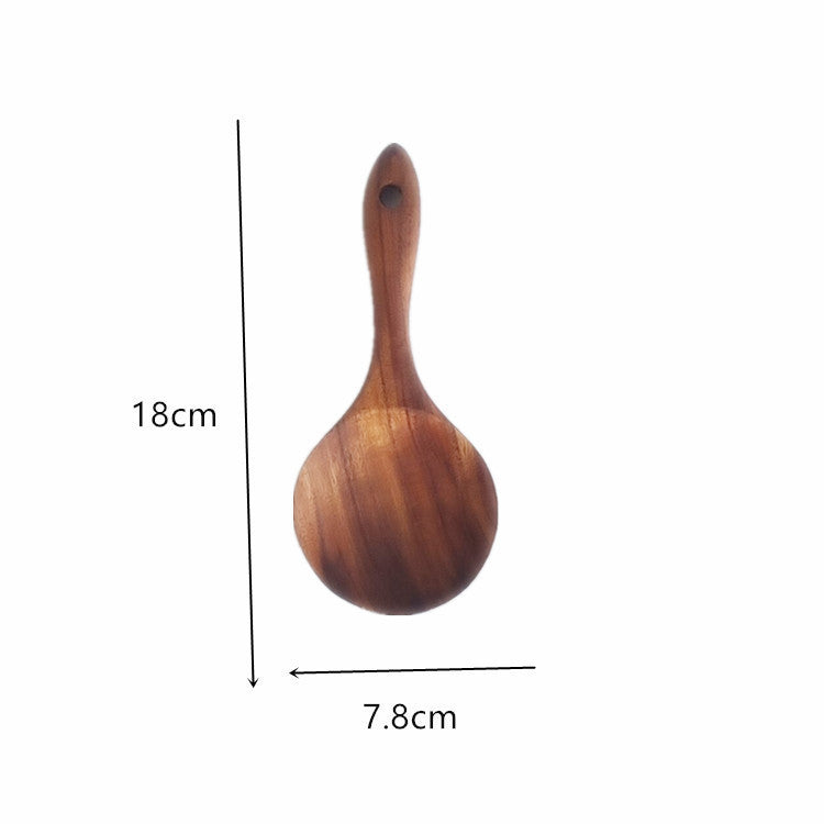 Non Stick Pan And Non Lacquered Wooden Rice Spoon Set