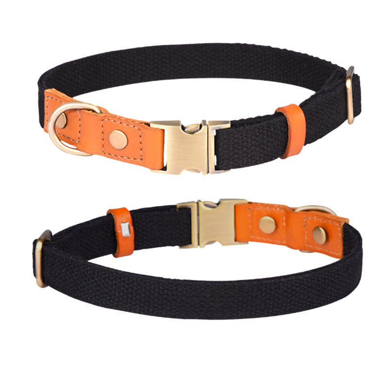 Engraved Pet Collar Comfortable Leather