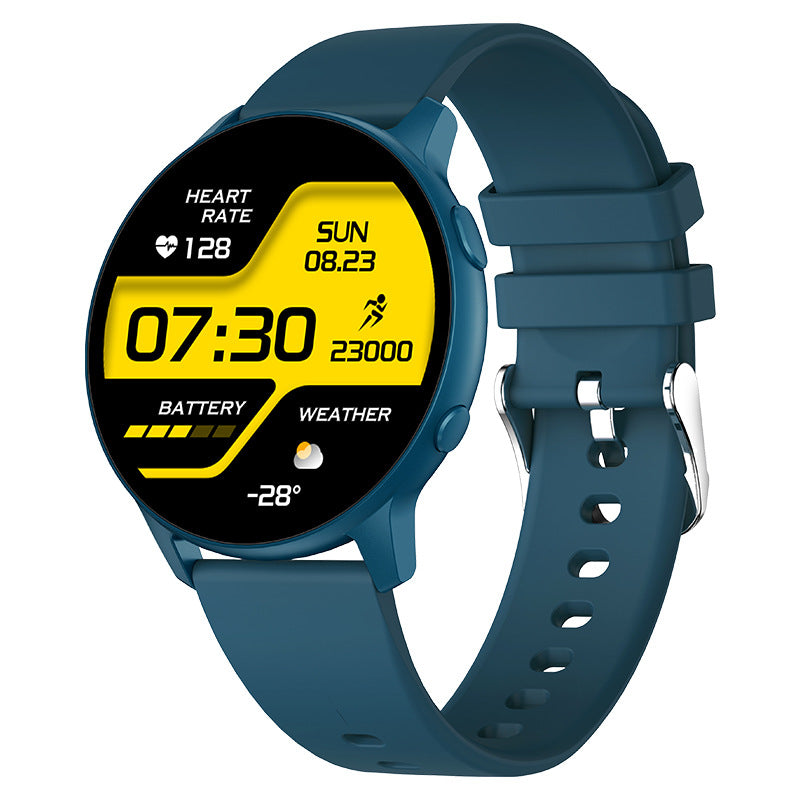 Smart watch with dual time zone display