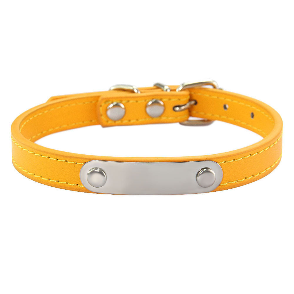 Simple Dog Collar Lettering To Prevent Loss