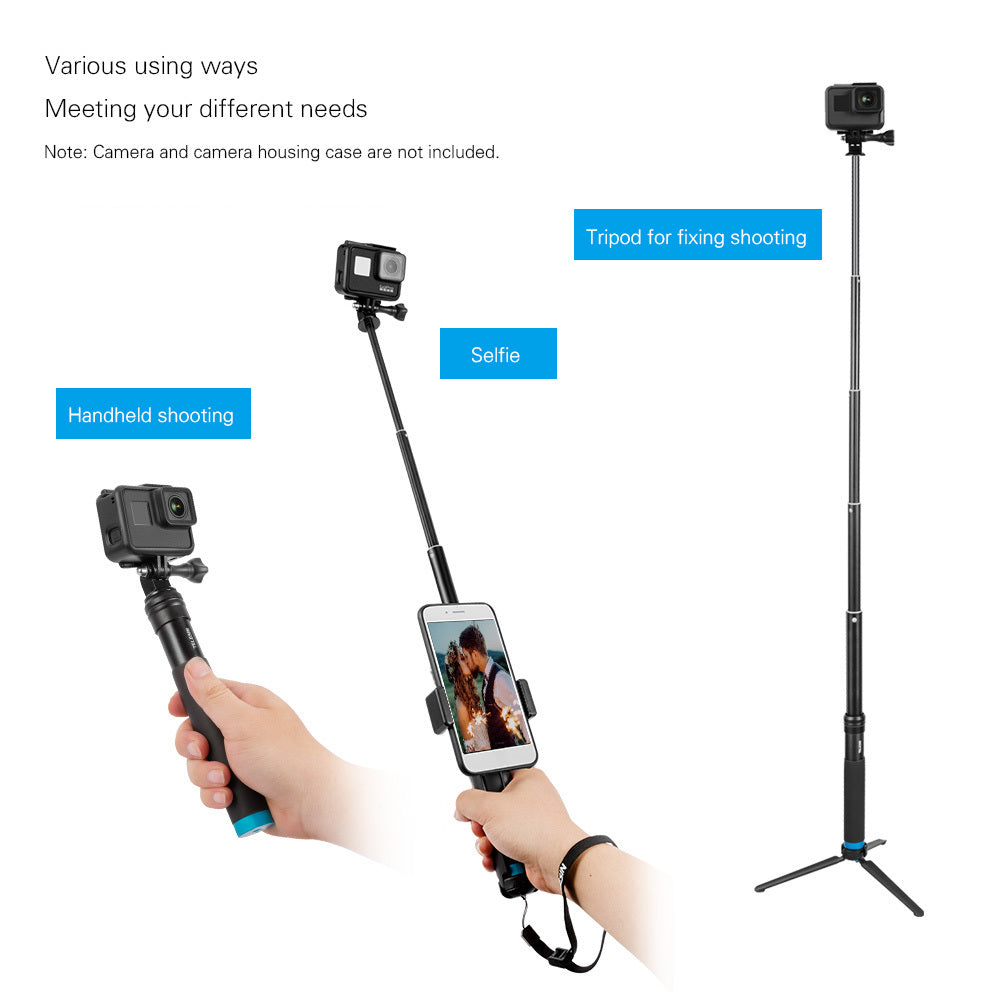 Action Camera Aluminum Tripod Selfie