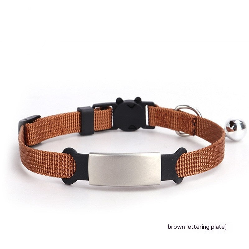 8-color Cat Collar With Detachable Buckle