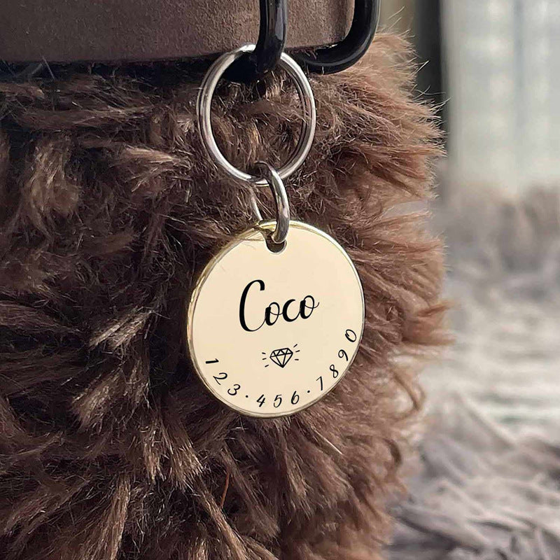 Pet Loss Prevention Tag For Going Out