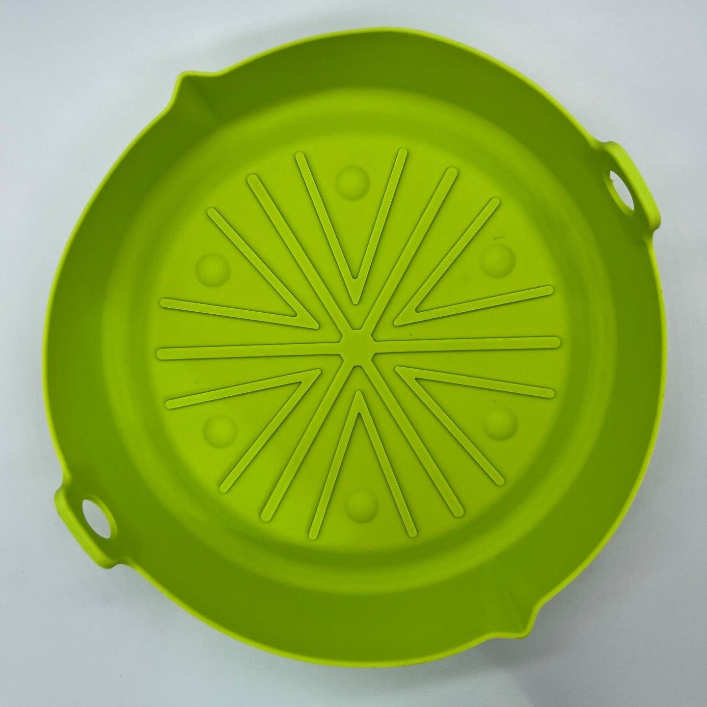 Edible Silicon Round Air Fryer Tray