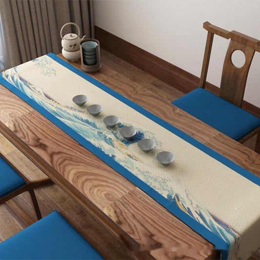 Dining Table Coffee Table Cotton And Linen Table Runner Modern And Simple