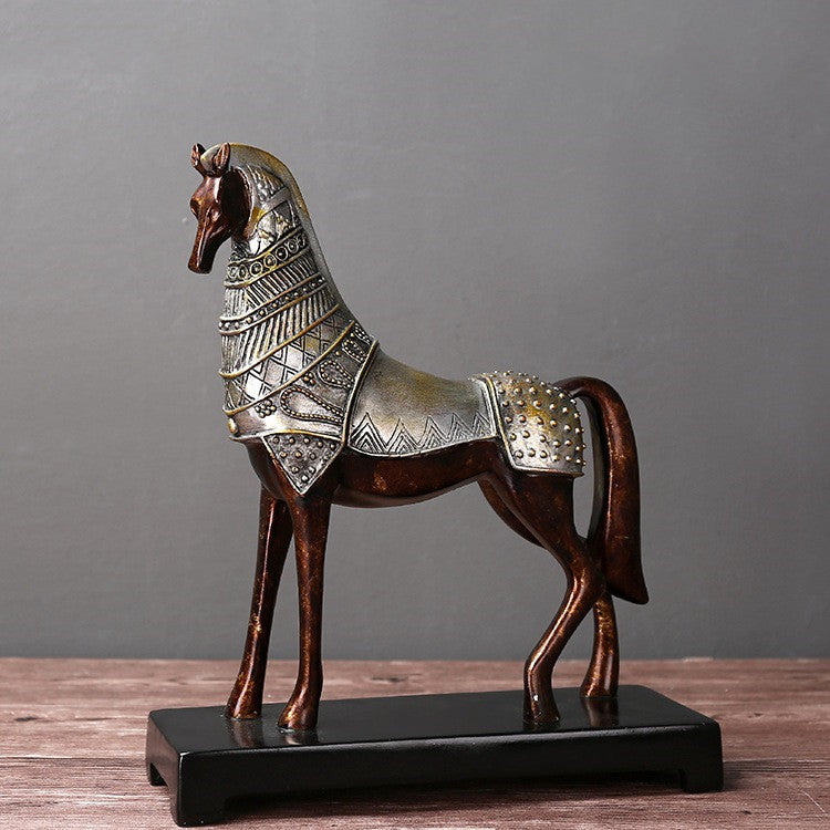 Decorative Ornaments Bronze War Horse Ornaments