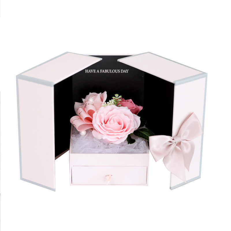 Coffret Cadeau Bijoux Roses