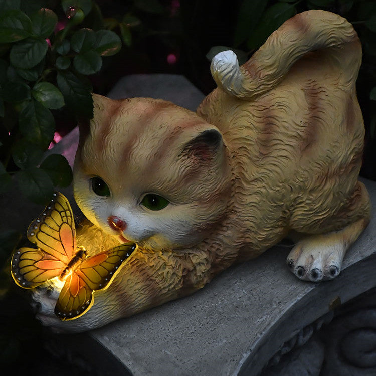 Creative Cat Solar Light Outdoor Garden Decoration