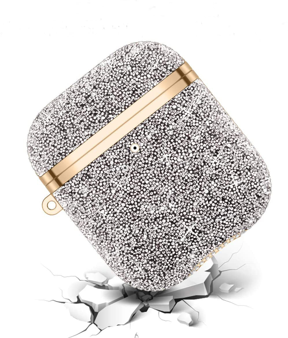 Soft Electroplating Fashion Star Diamond Headphone Sleeve Protective Sleeve